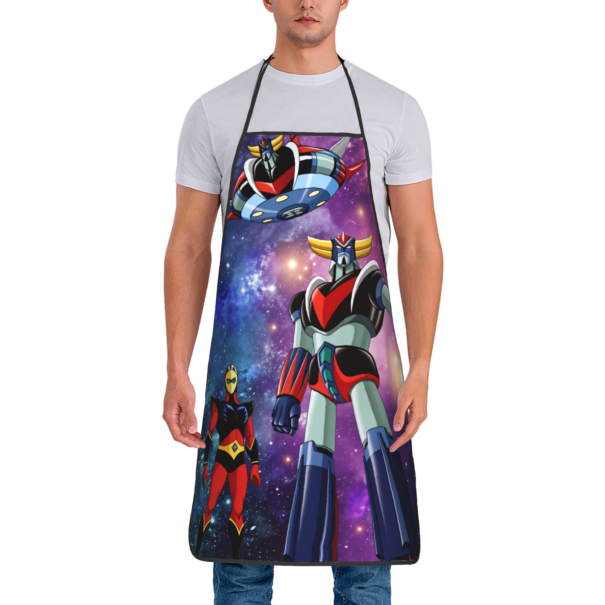 Gaming Kitchen Accessories - UFO Robot Grendizer Anime Apron Goldorak