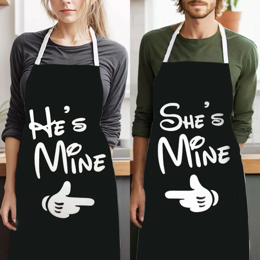 Gaming Kitchen Accessories - Mr Mrs Kitchen Aprons Couple Waist