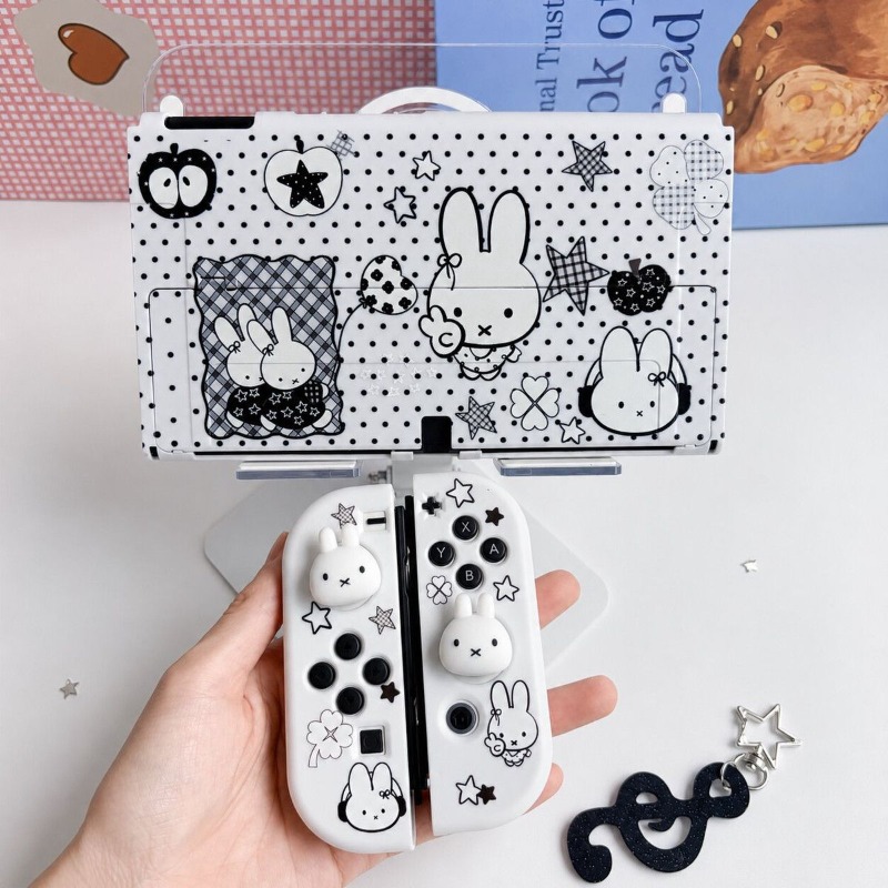 Gaming Accessories Console - Cute Miffy Protective Case for Nintendo