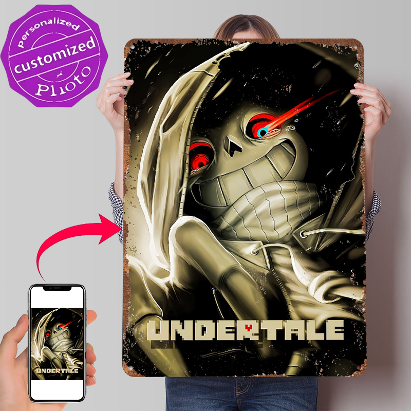 Gaming Accessories Europe - Undertale Poster Customized Vintage Metal Signs