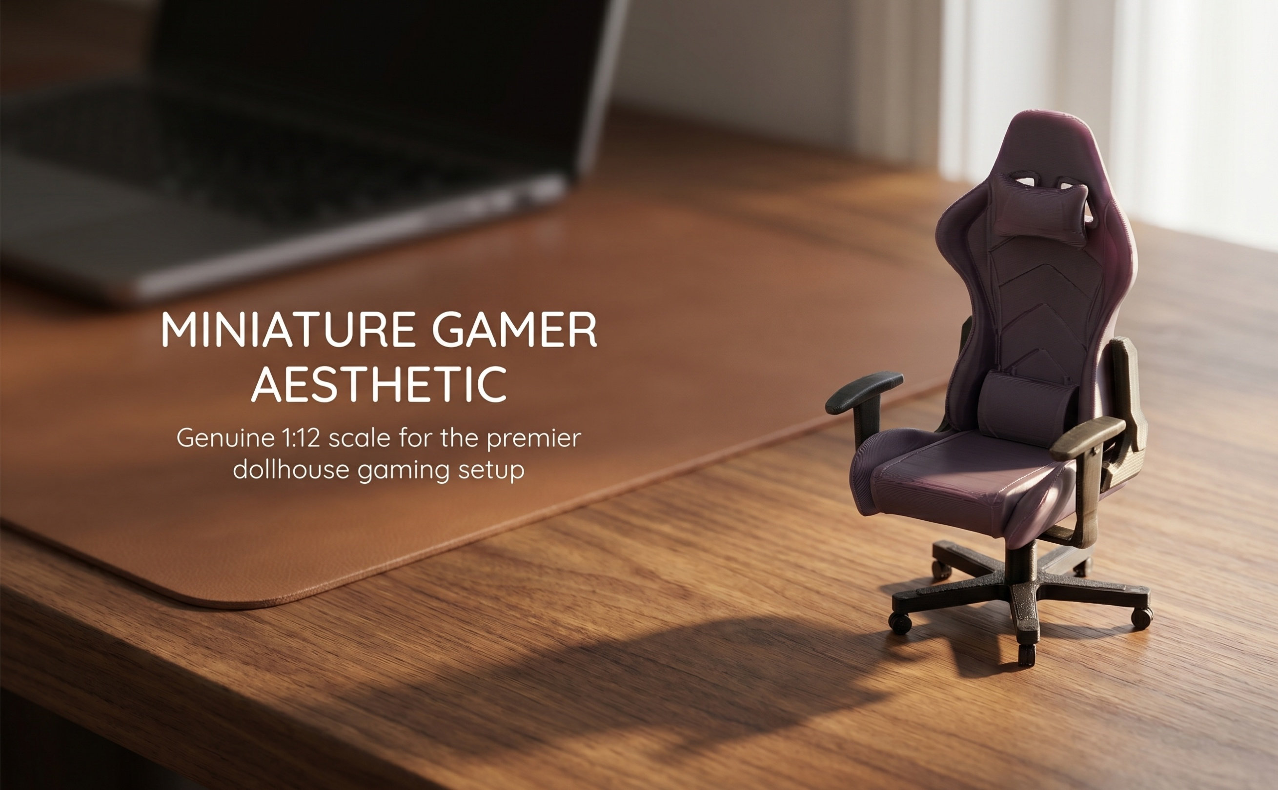 Gaming Accessories Europe - 1 12 Scale Miniature Computer Chair