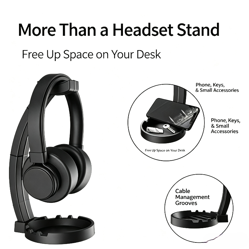 Headphone Stand With Storage T - đánh giá và giá Gaming Accessories For Setup