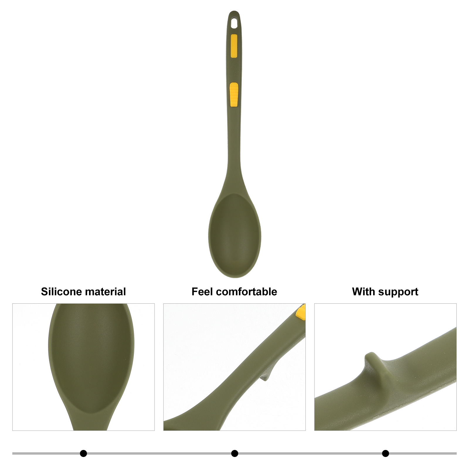 Silicone Spoon Heat Resistant  - đánh giá và giá Gaming Kitchen Accessories
