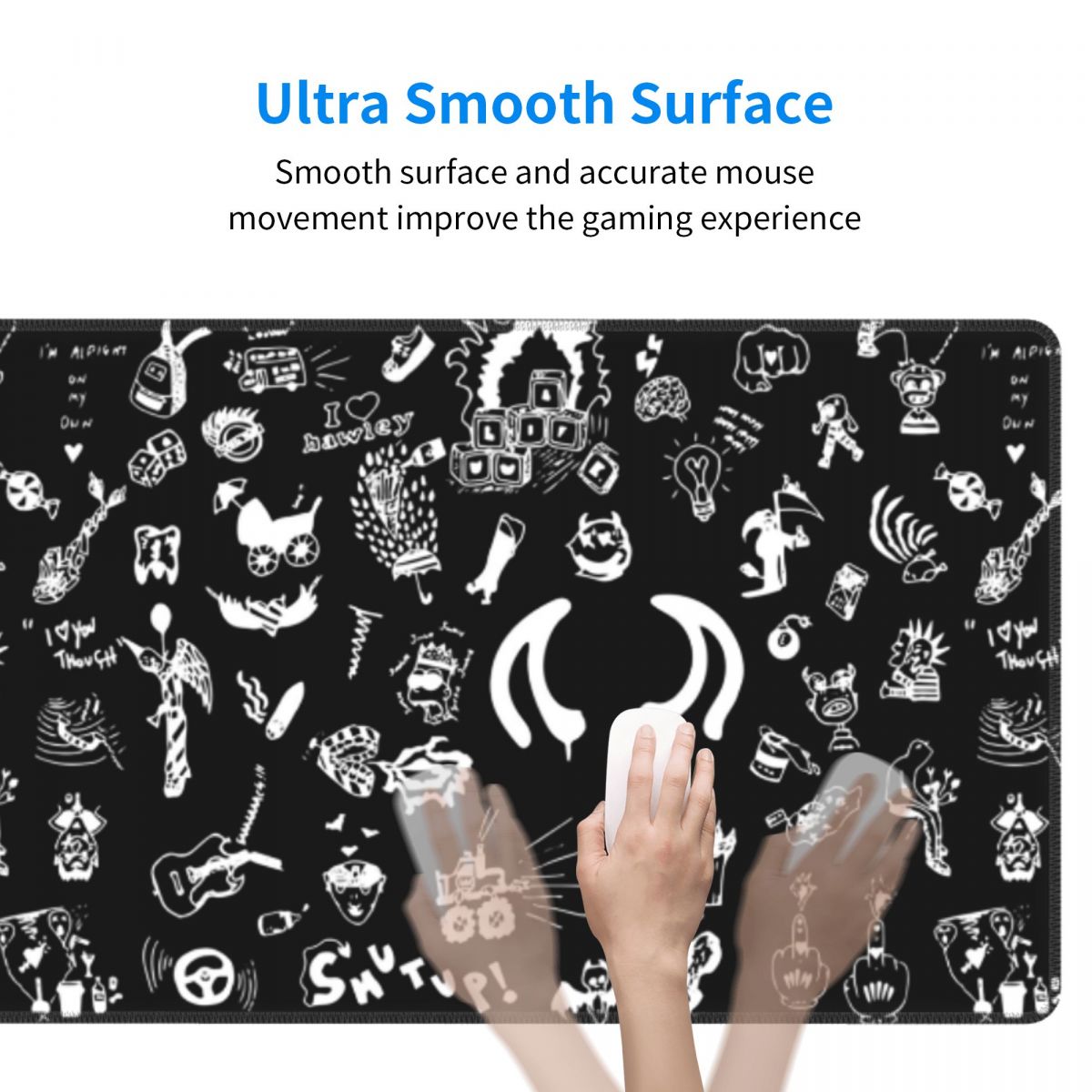 Large Mouse Pad Yungblud Drawi - đánh giá và giá Gaming Accessories Drawing