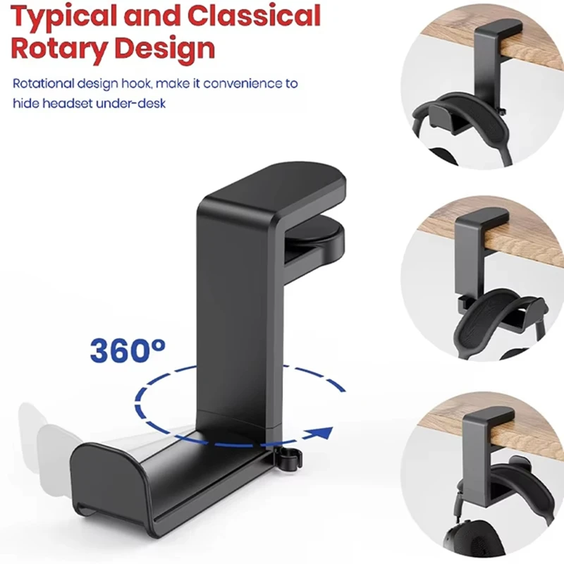 360° Rotating Headphone Stand  - đánh giá và giá Gaming Accessories For Setup