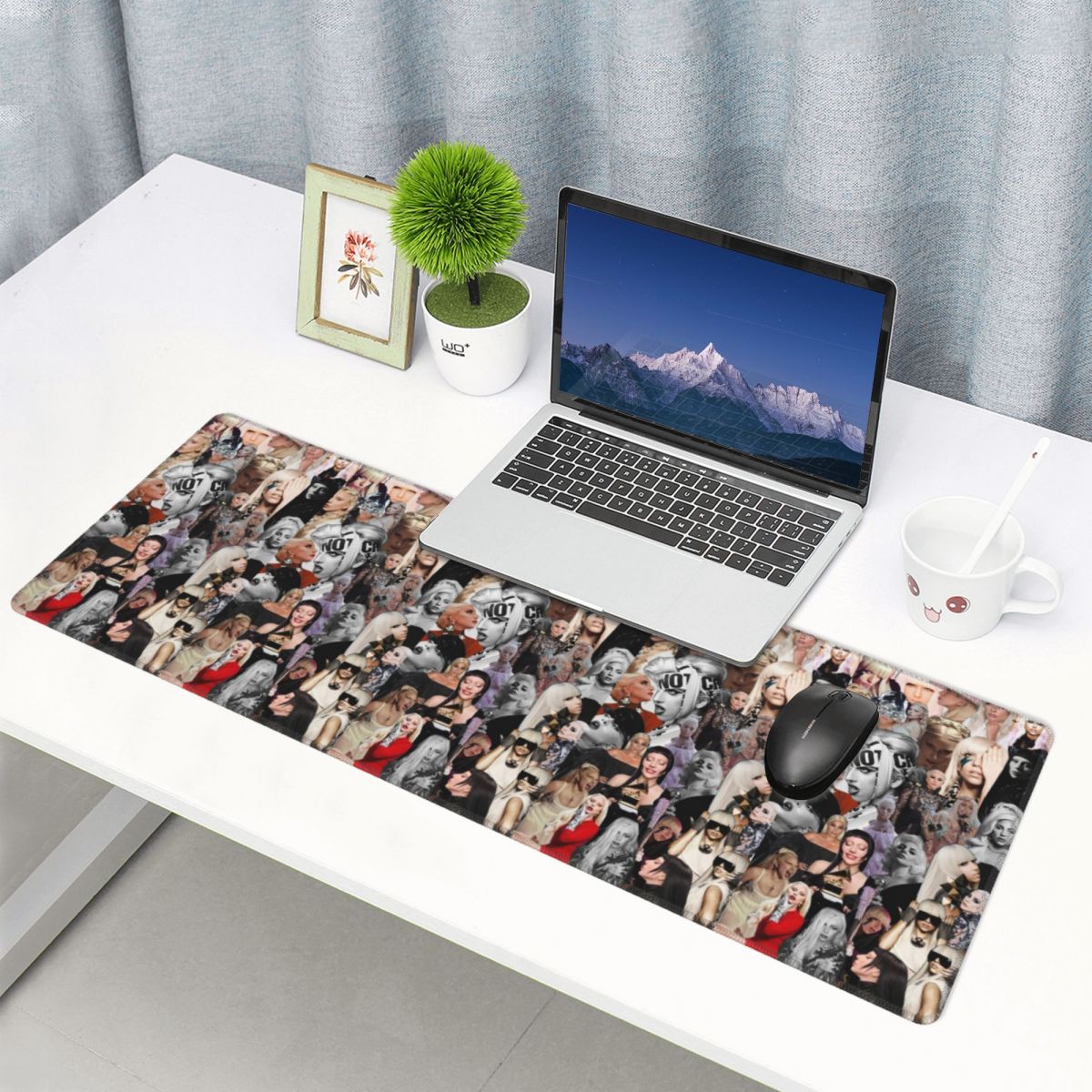 Large Mouse Pad Drawing Lady G - đánh giá và giá Gaming Accessories Drawing