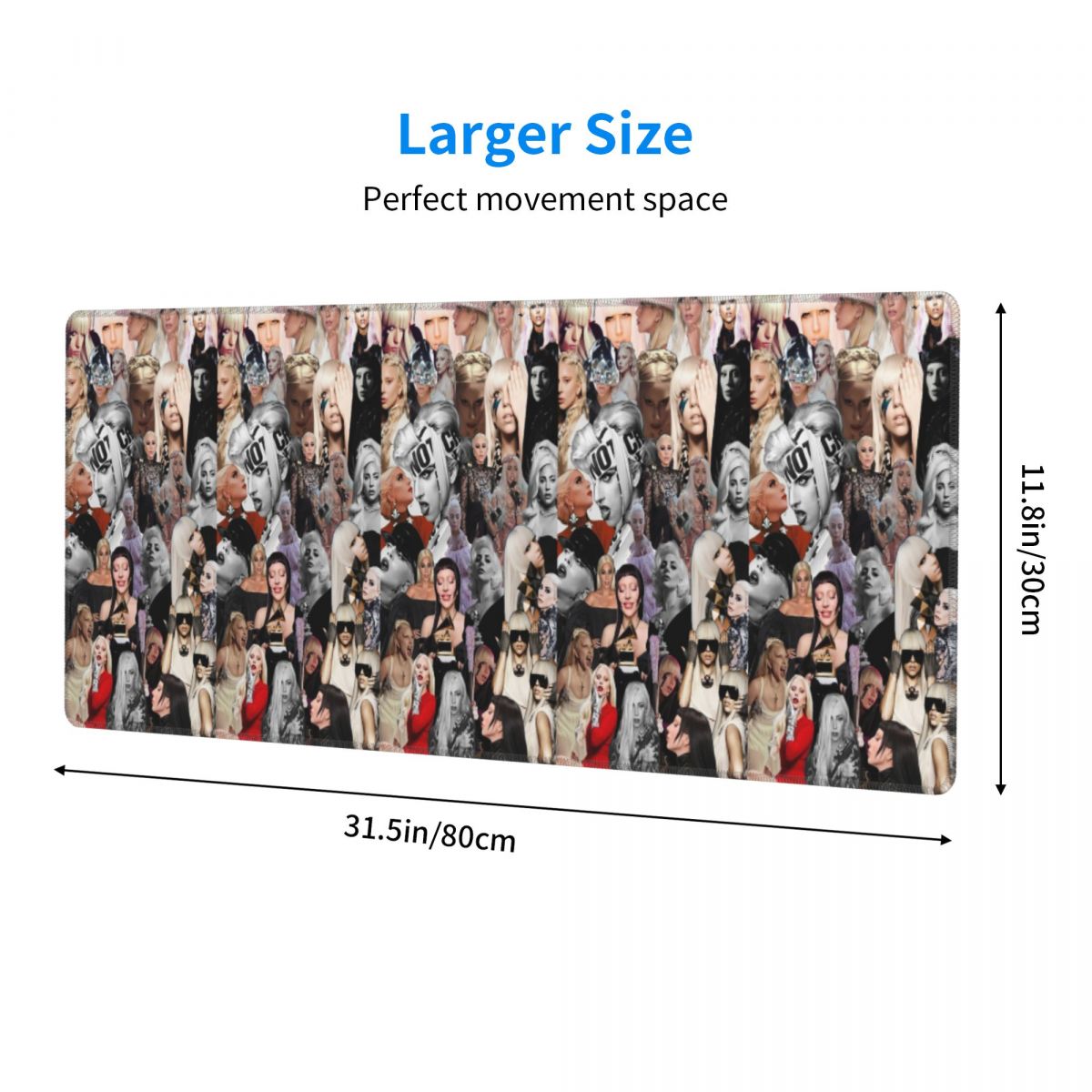 Large Mouse Pad Drawing Lady G - đánh giá và giá Gaming Accessories Drawing