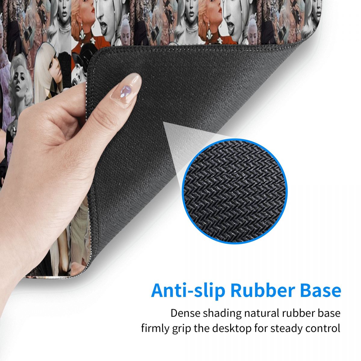 Large Mouse Pad Drawing Lady G - đánh giá và giá Gaming Accessories Drawing