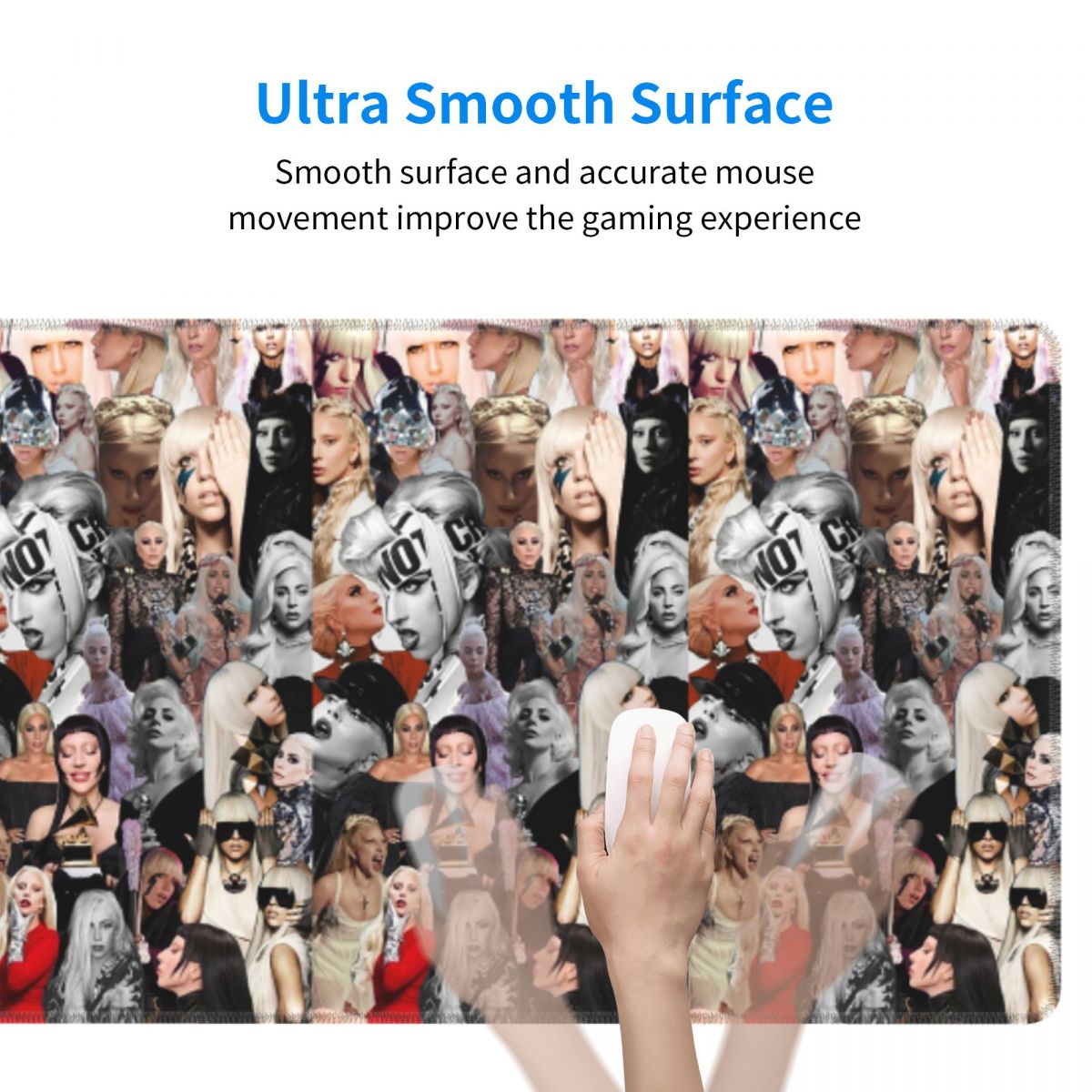 Large Mouse Pad Drawing Lady G - đánh giá và giá Gaming Accessories Drawing