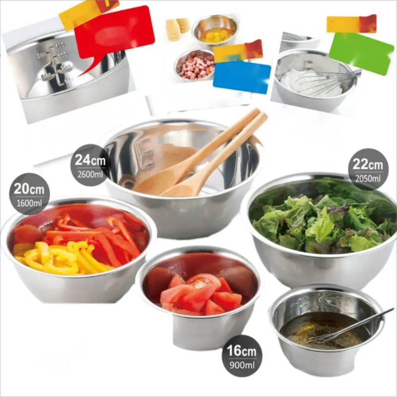 Stainless Steel Mixing Bowls P - đánh giá và giá Gaming Kitchen Accessories