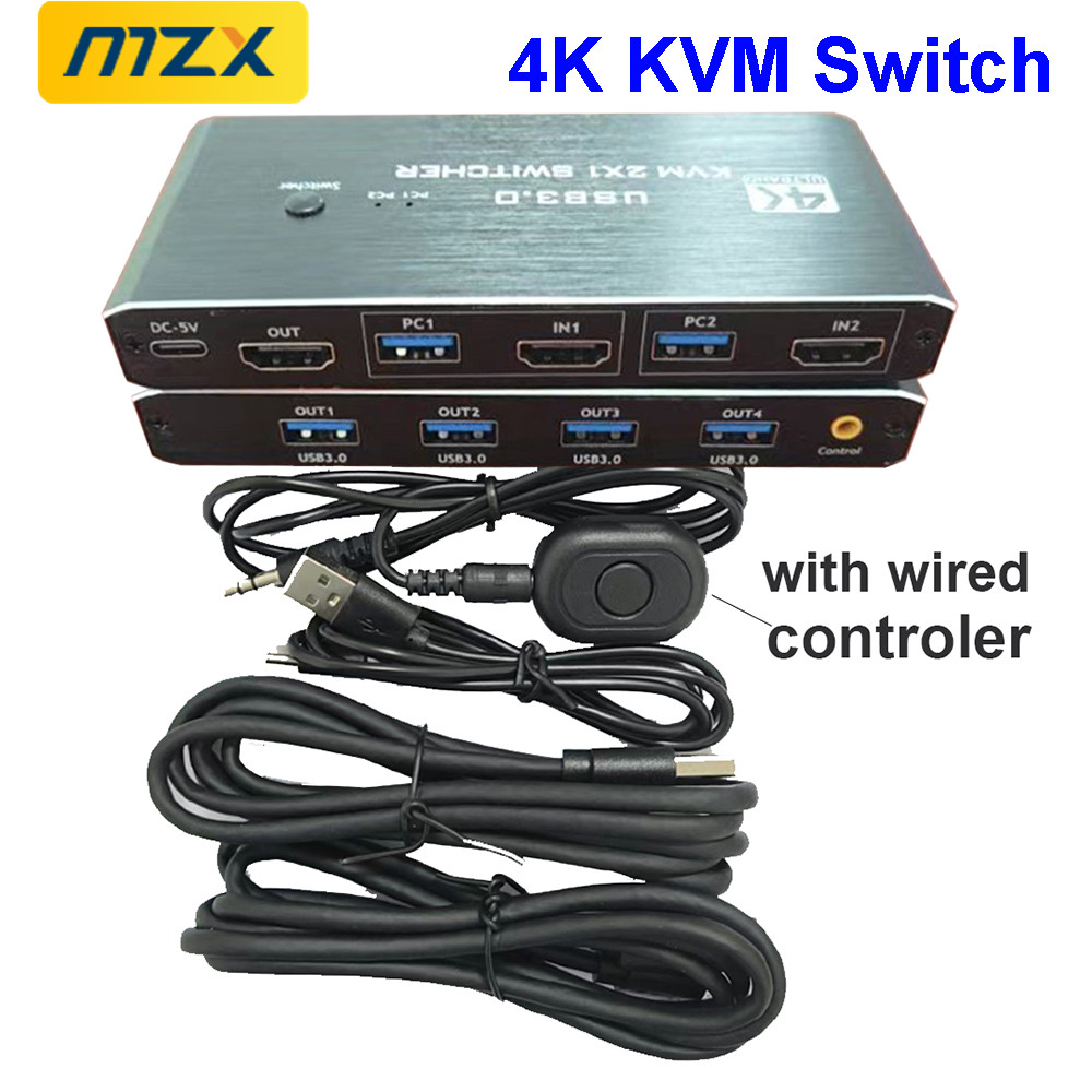 KVM Switch 4K 60Hz Switcher US - đánh giá và giá Gaming Accessories Storage