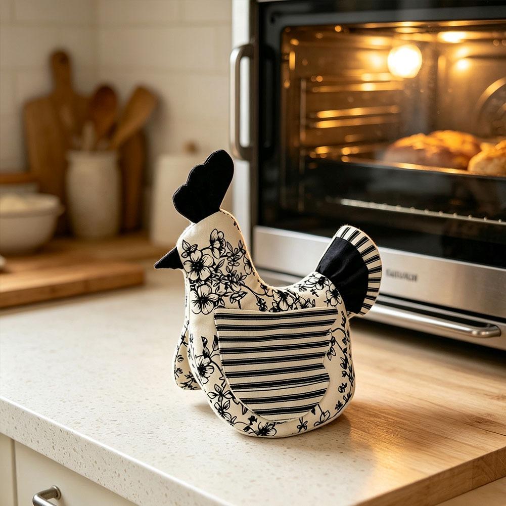 Handmade Hen Shaped Oven Mitt  - đánh giá và giá Gaming Kitchen Accessories