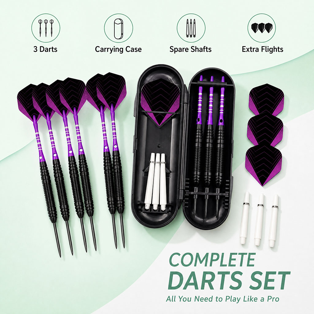 Indoor Sport Steel Tip Darts S - đánh giá và giá Gaming Accessories Box