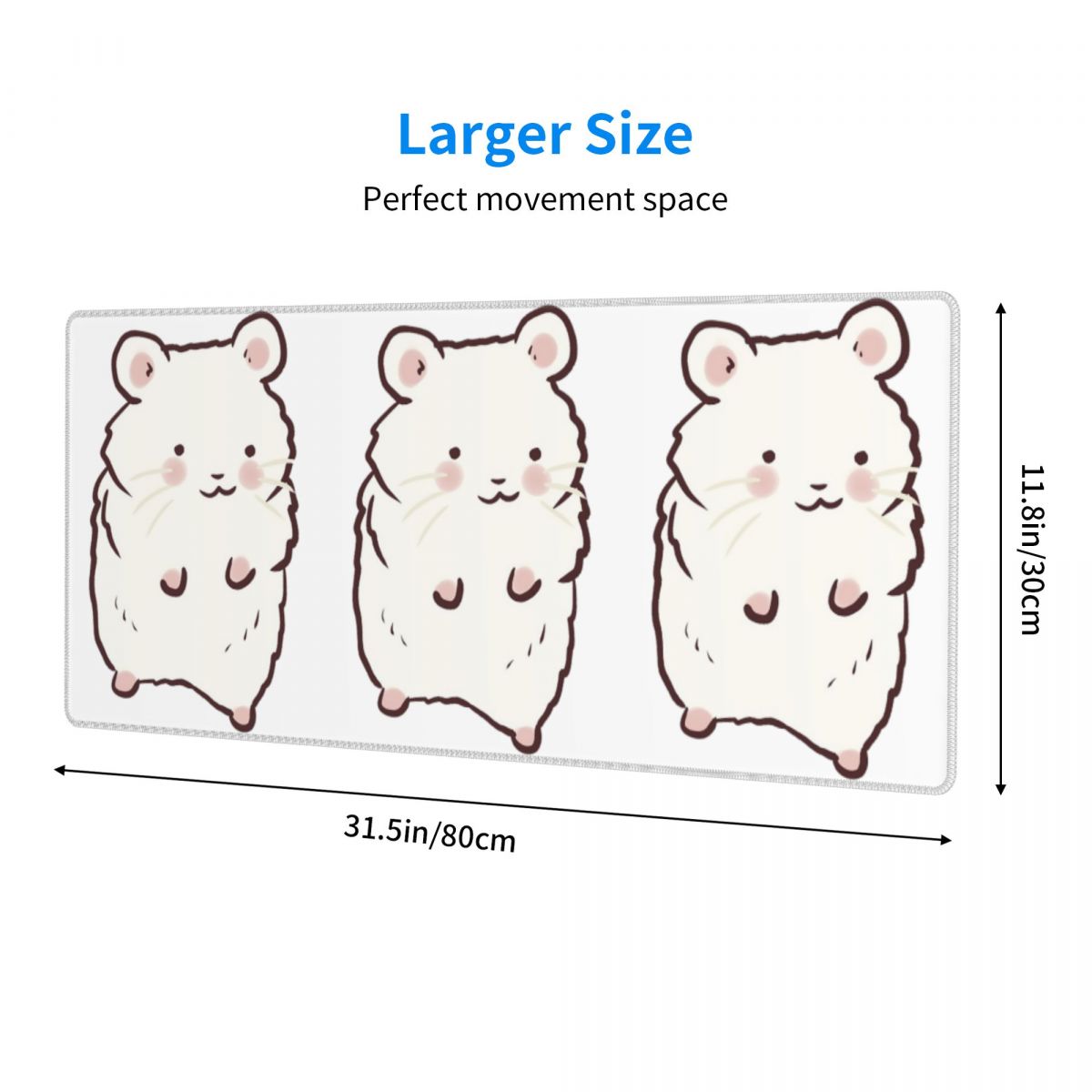 Cute Hamster Drawing Large Mou - đánh giá và giá Gaming Accessories Drawing