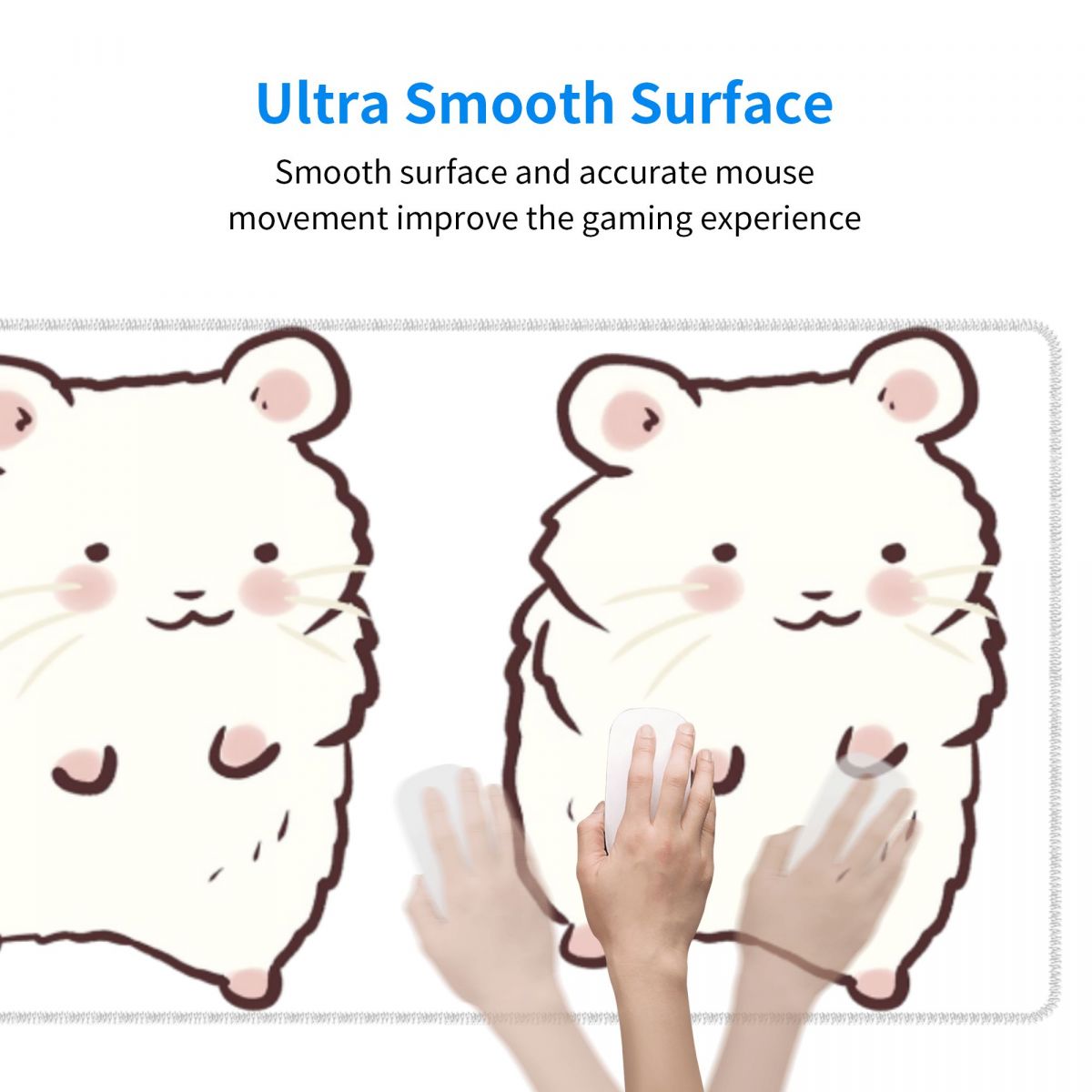 Cute Hamster Drawing Large Mou - đánh giá và giá Gaming Accessories Drawing