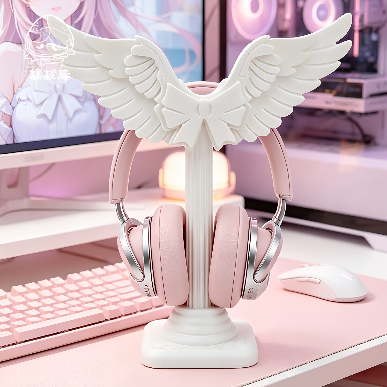Cute Angel Wing Headset Holder - đánh giá và giá Gaming Accessories For Setup