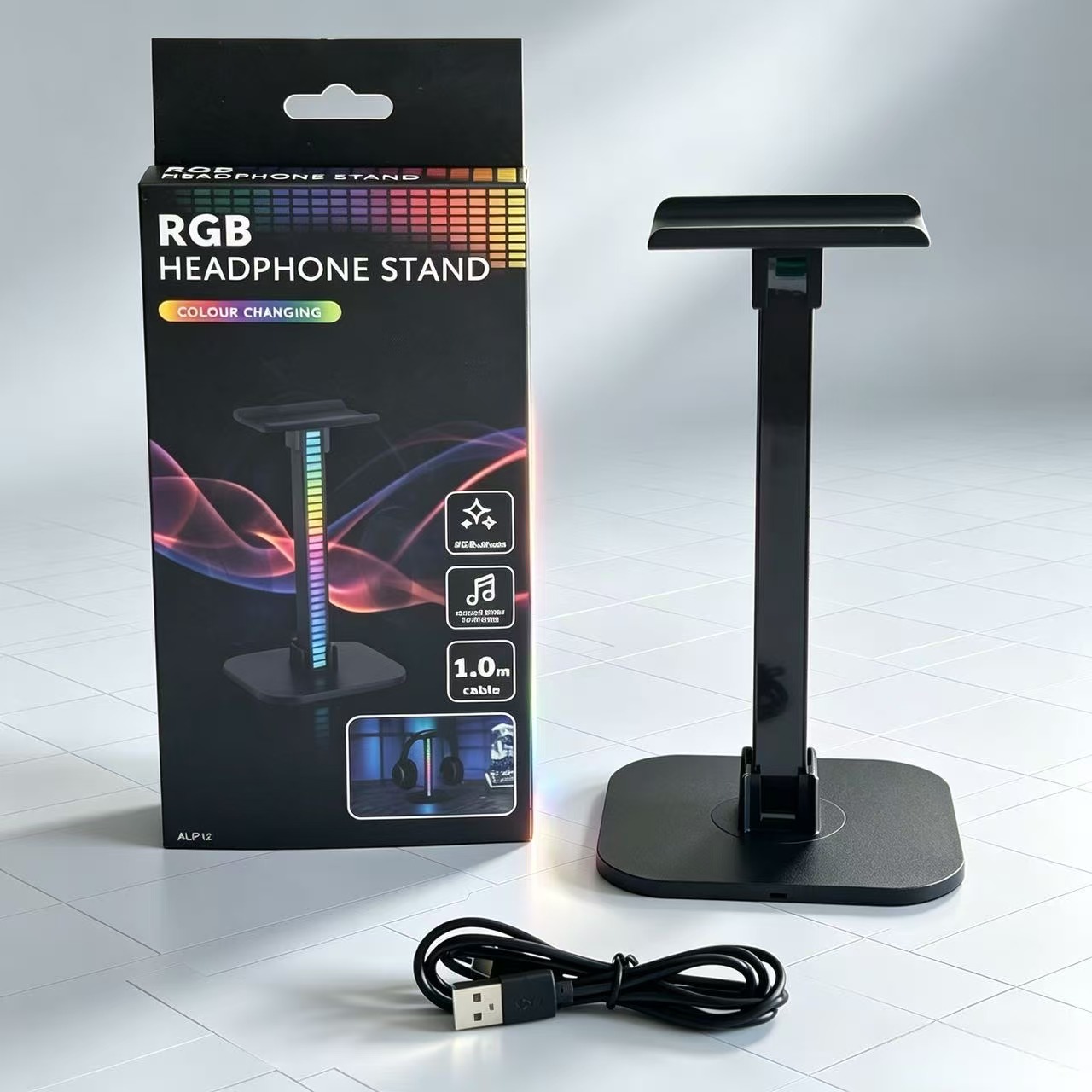 USB Gaming Headphone Stand RGB - đánh giá và giá Gaming Accessories For Setup