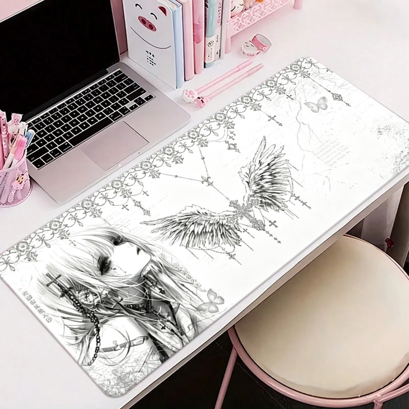 Leather Mousepad Black White A - đánh giá và giá Gaming Accessories For Setup