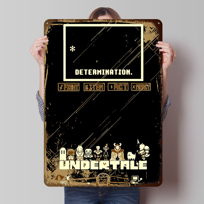 Undertale Metal Poster Custom  - đánh giá và giá Gaming Accessories Europe