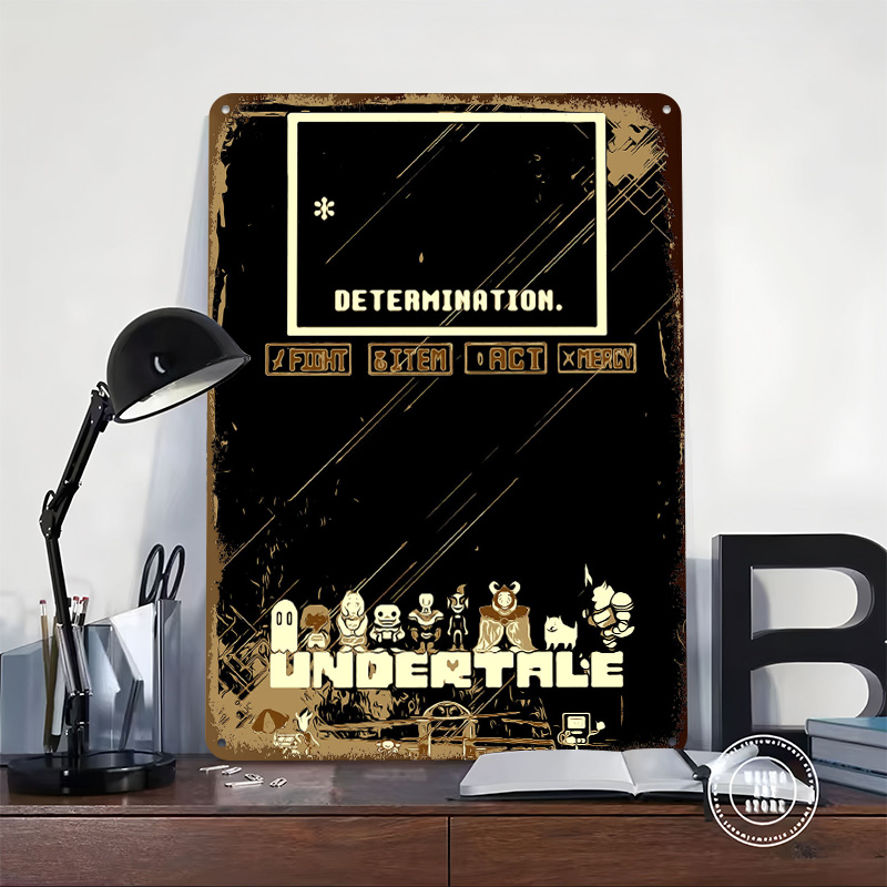 Undertale Metal Poster Custom  - đánh giá và giá Gaming Accessories Europe