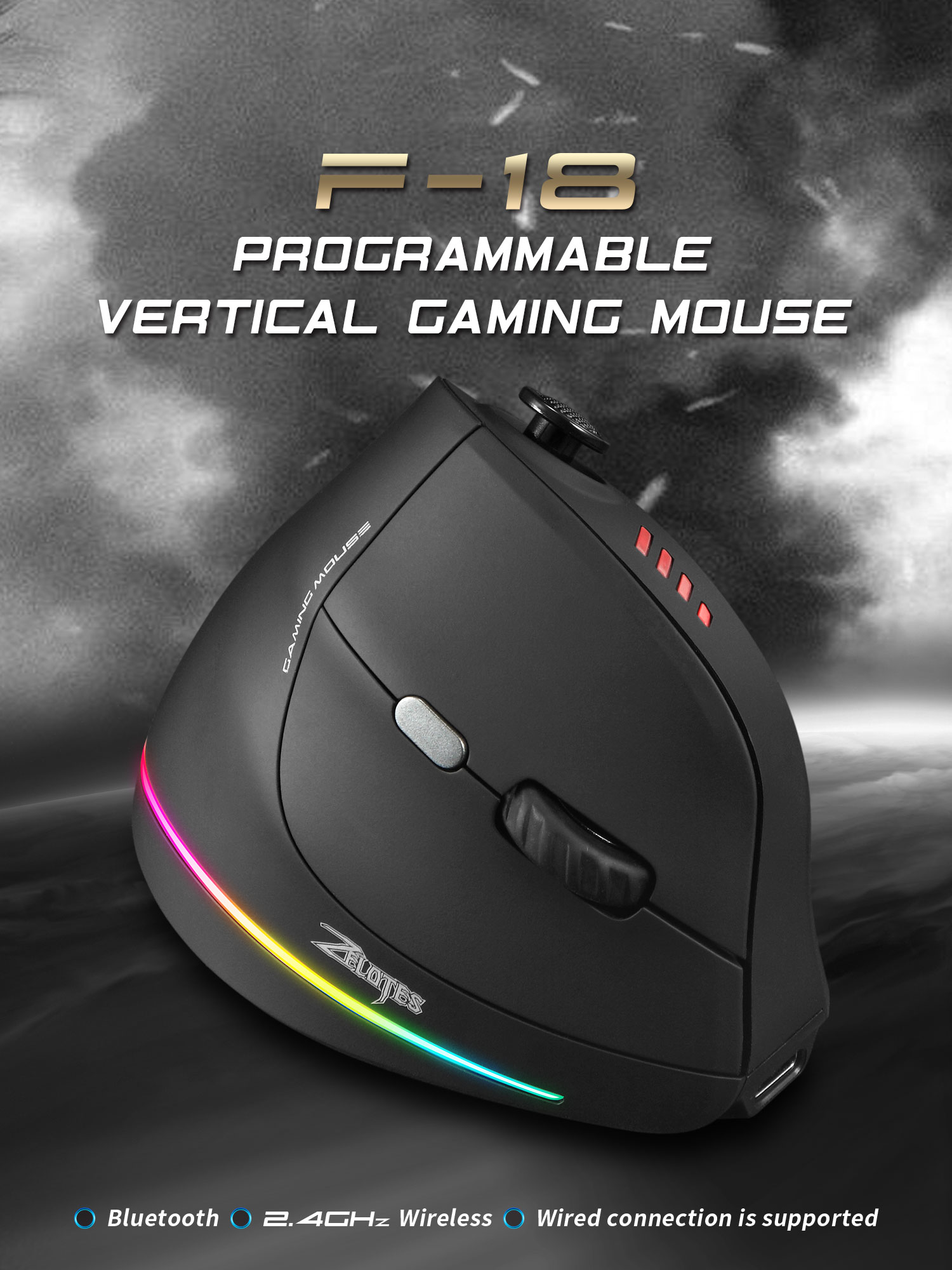 Jomaa RGB Backlit Wireless Ver - đánh giá và giá Gaming Accessories