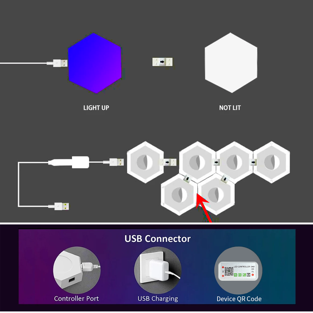 Smart RGB Hex Wall Light DIY S - đánh giá và giá Gaming Accessories Lights