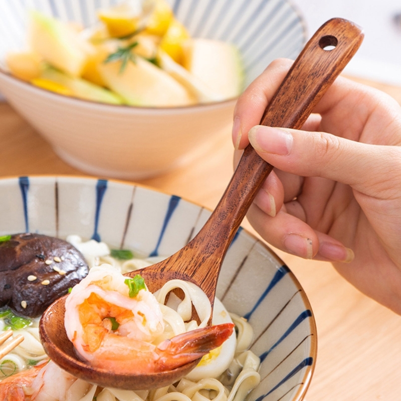 Wooden Soup Spoon Long Handle  - đánh giá và giá Gaming Kitchen Accessories